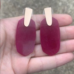 Pink Kendra Scott earrings